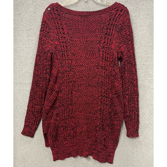 Torrid Marled Cable Knit Tunic Sweater Size 0X - Picture 2 of 5